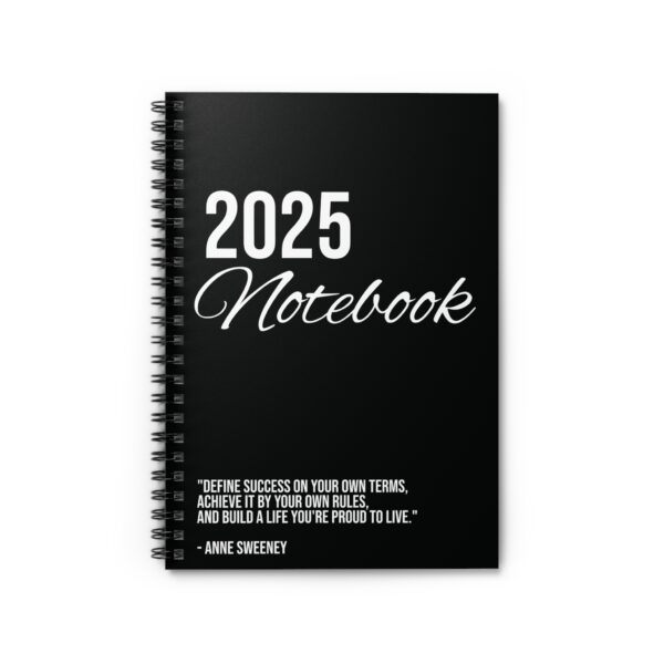 2025 Inspirational Spiral Notebook - Achieve Success on Your Own Terms - Image 2