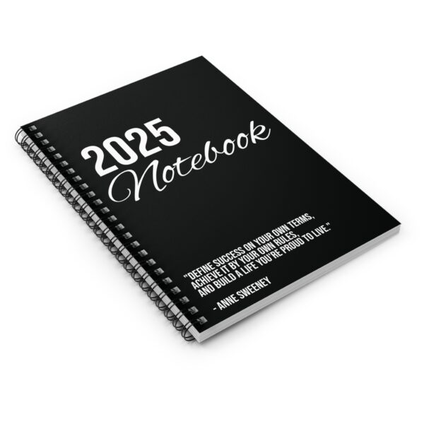 2025 Inspirational Spiral Notebook - Achieve Success on Your Own Terms - Image 3